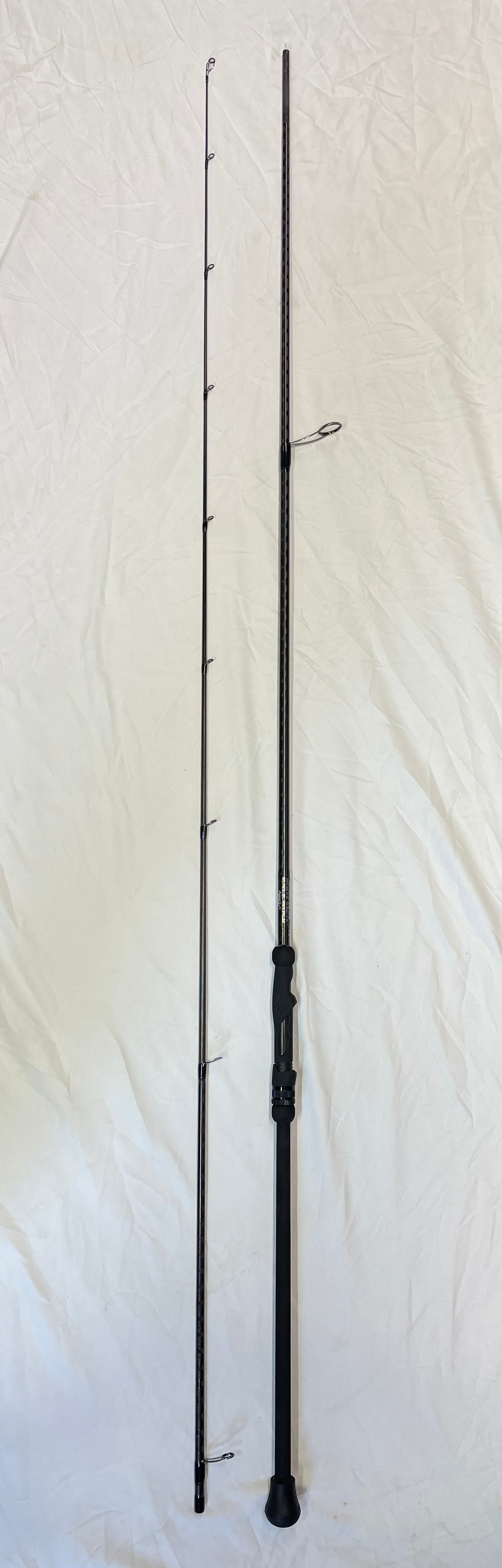 Fiberglass Spinning Rod Fishing Rods & Poles with 7 Guides and 2 Pieces for  sale